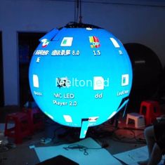 Flexible Indoor Hanging Led Video Ball Display , Led Ball Screen Energy Saving